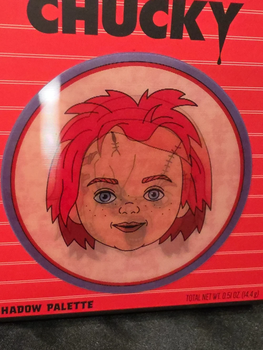 Taste Beauty X Chucky Lenticular Eyeshadow Palette